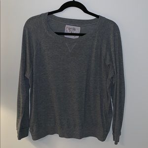 Nation LTD grey long sleeve tee